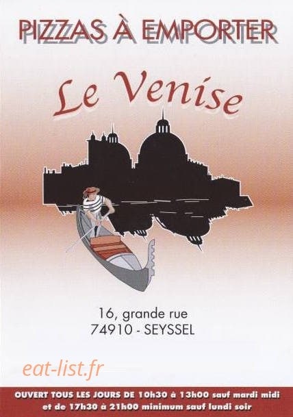 Le Venise — carte page 1