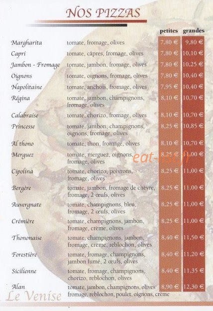 Le Venise — carte page 3