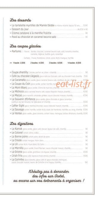 Le Coin Savoyard — carte page 3