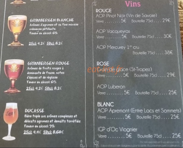 Le Tavaillon — carte page 3