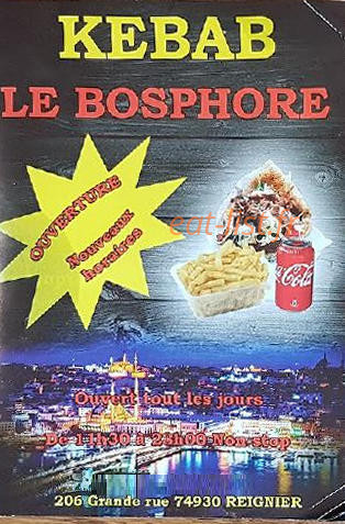 Le Bosphore — carte page 1