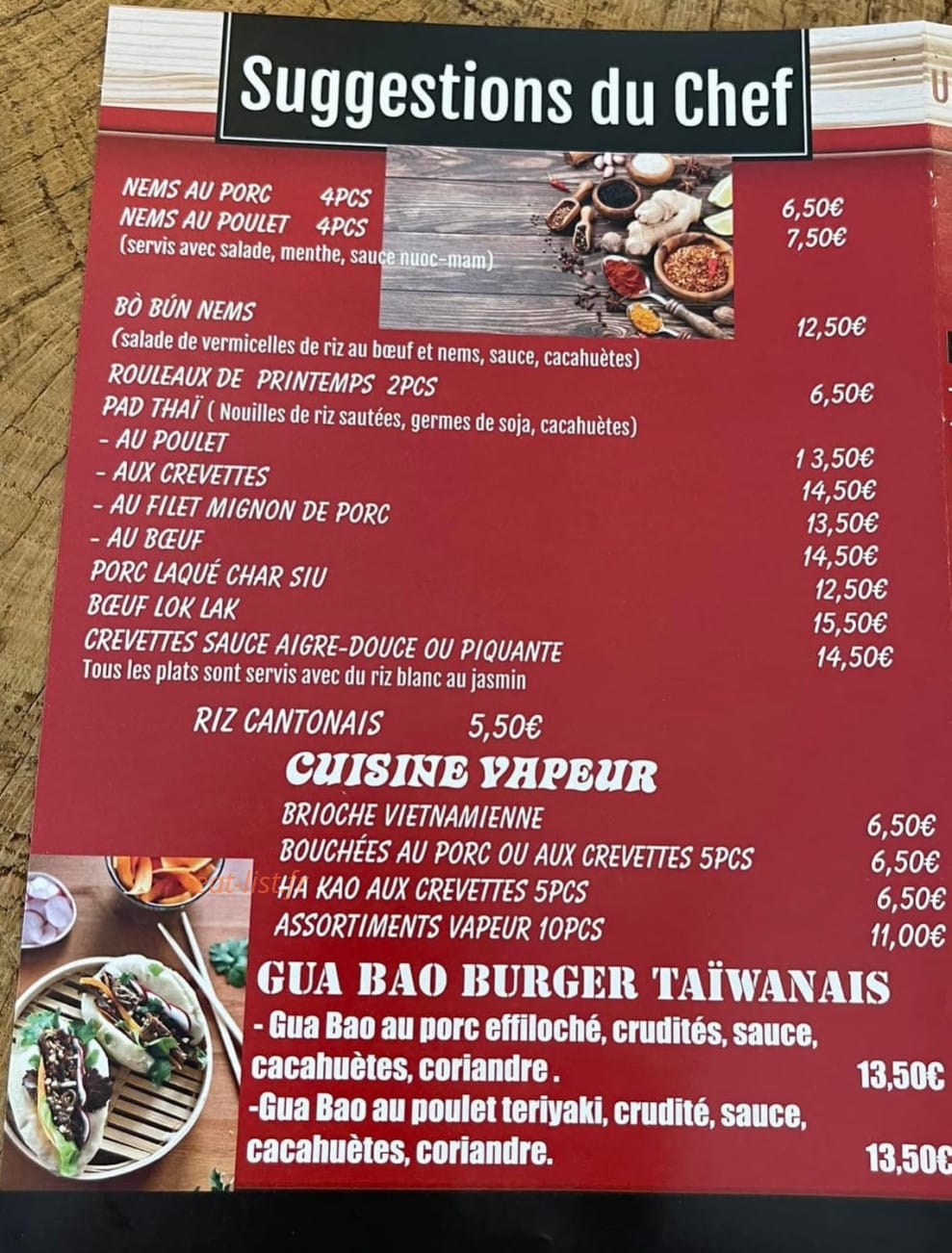 Sushi Kimchi — carte page 4