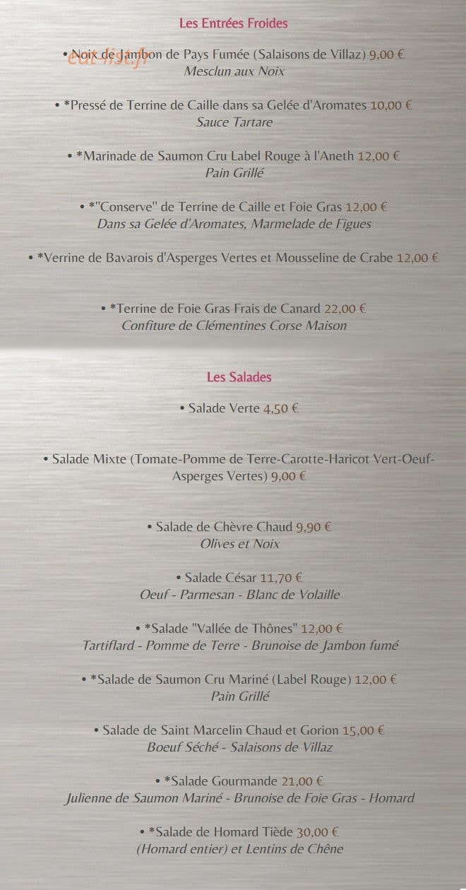 Sur Les Bois — carte page 6