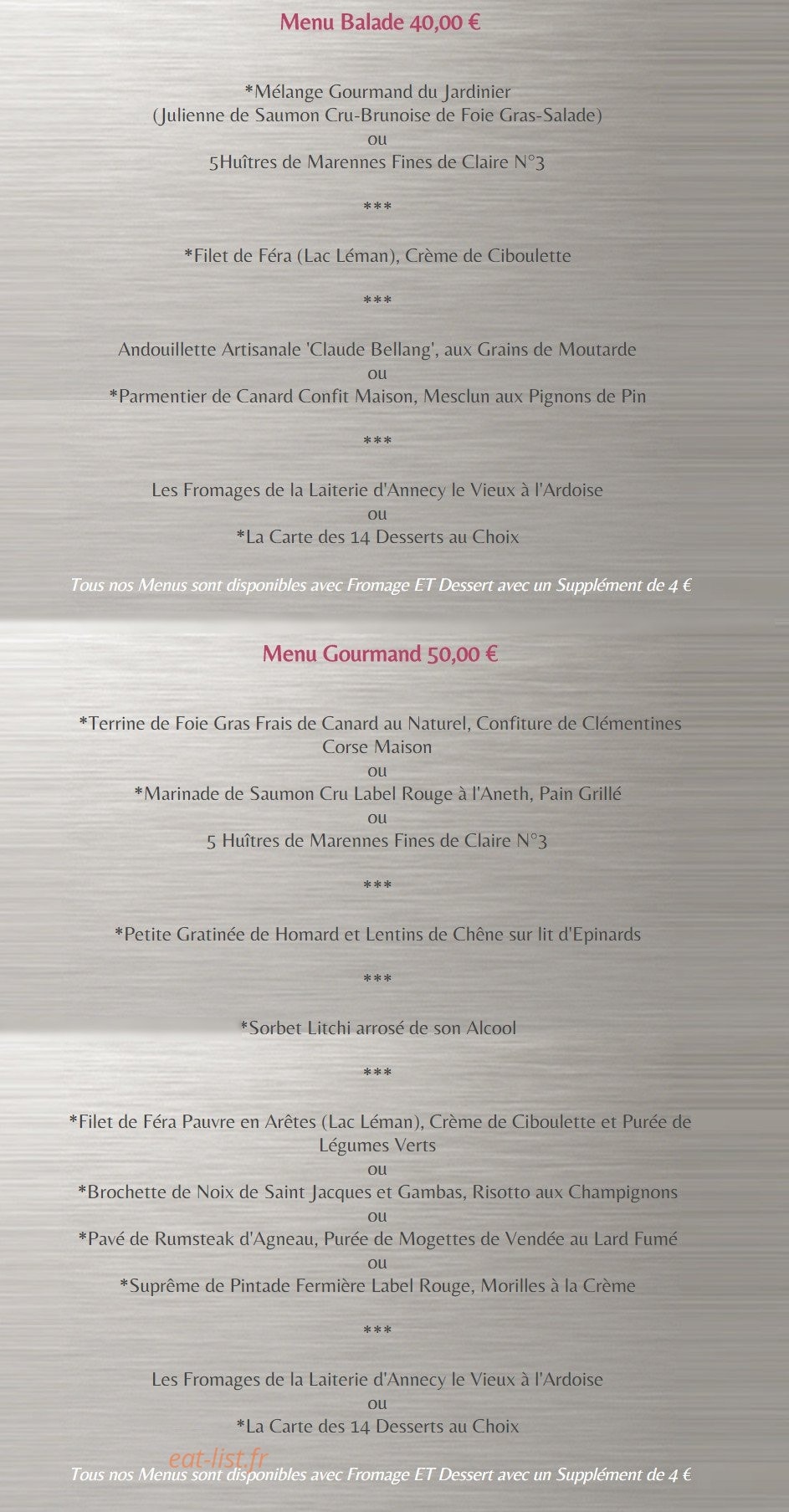 Sur Les Bois — carte page 4