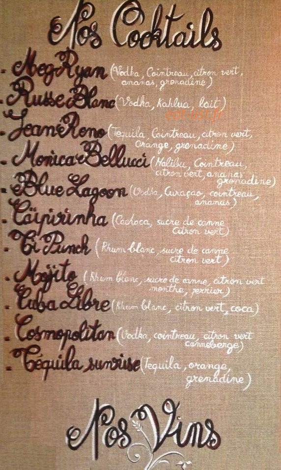 BobbyBar — carte page 2