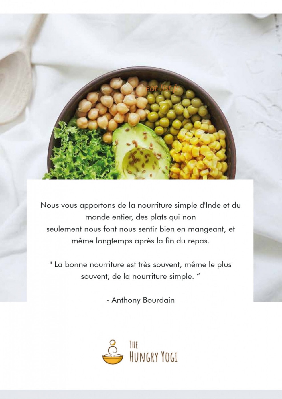 The Hungry Yogi — carte page 15