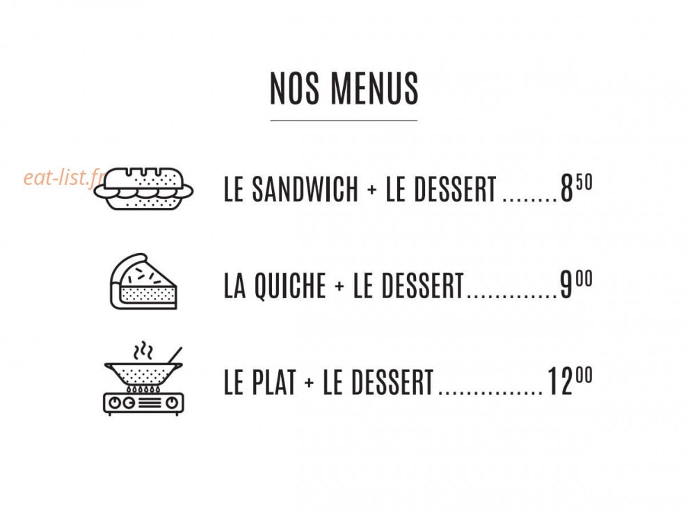 P&Co — carte page 1