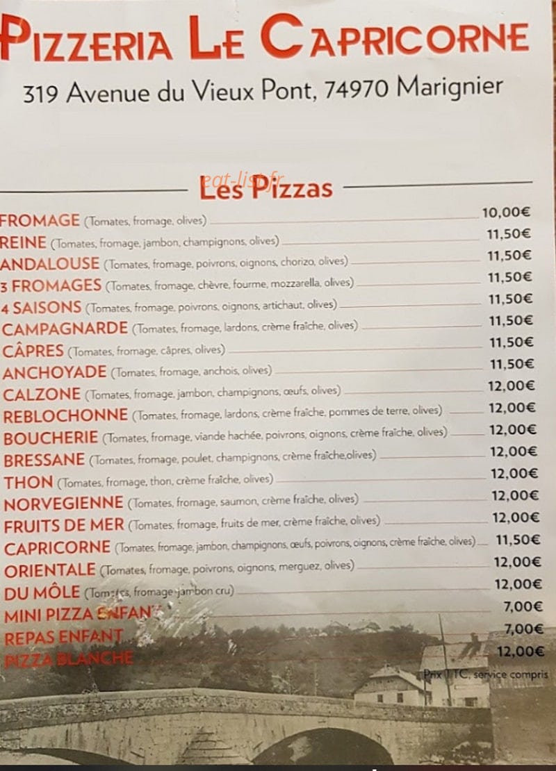 Le Capricorne — carte page 1