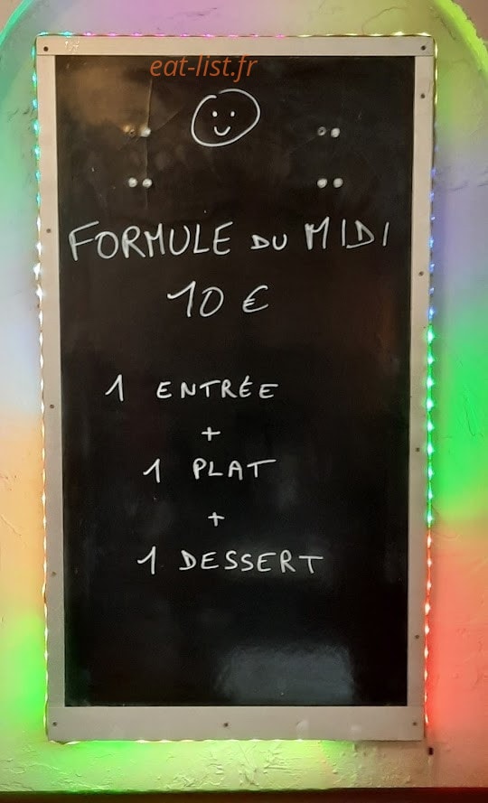 A la Tour — carte page 1