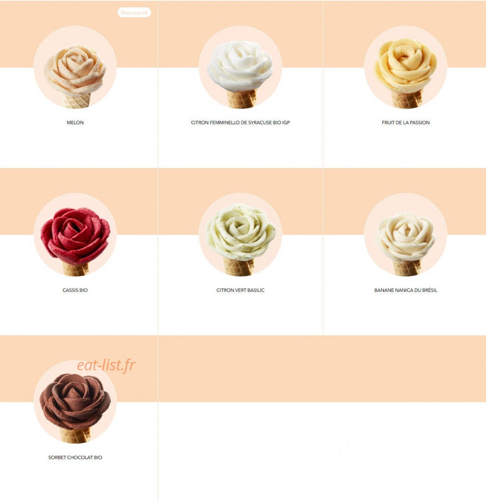 Amorino — carte page 2