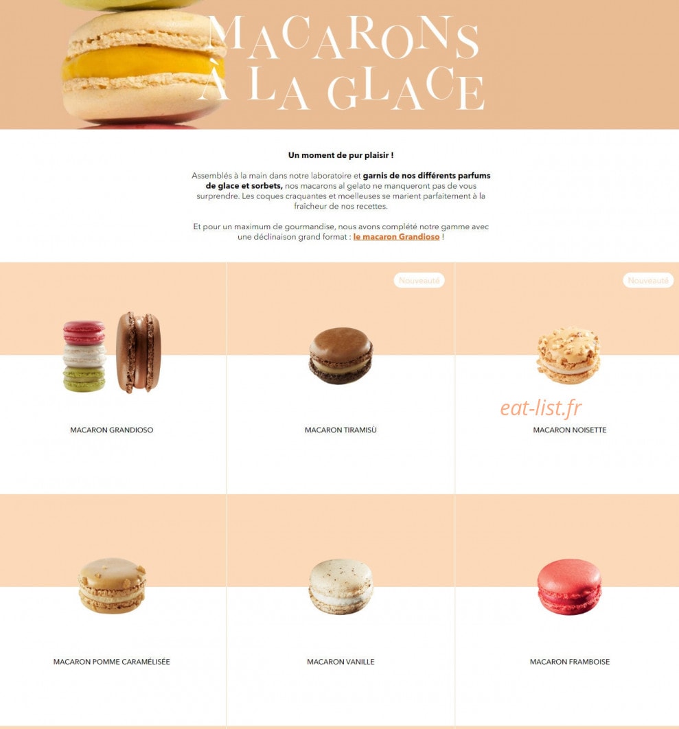 Amorino — carte page 9