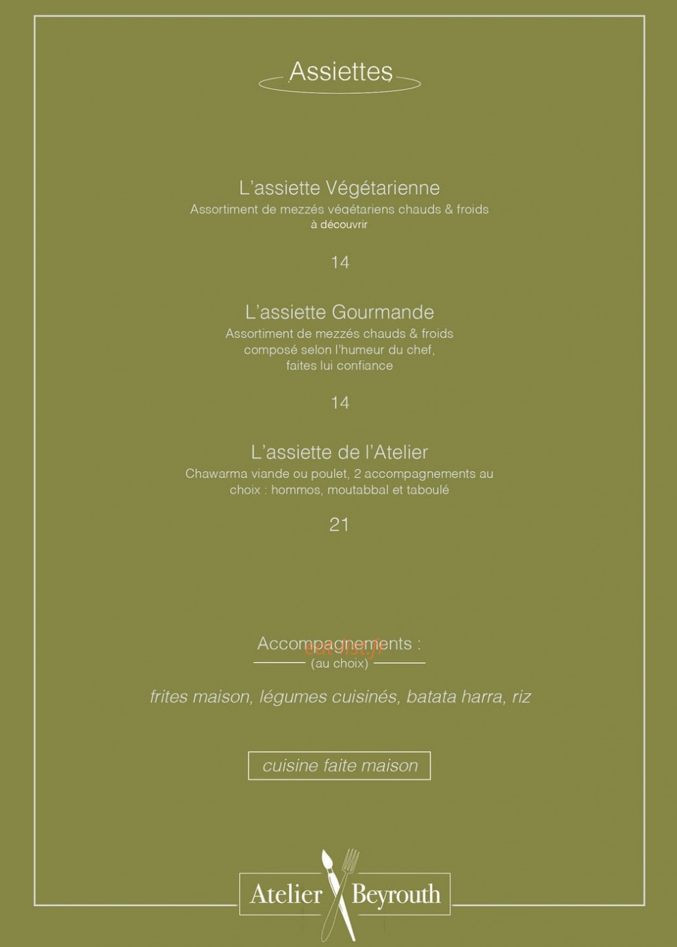 Atelier Beyrouth — carte page 2