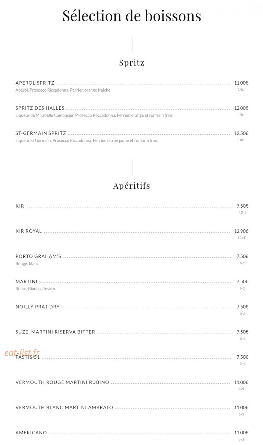 Au Pied de Cochon — carte page 5
