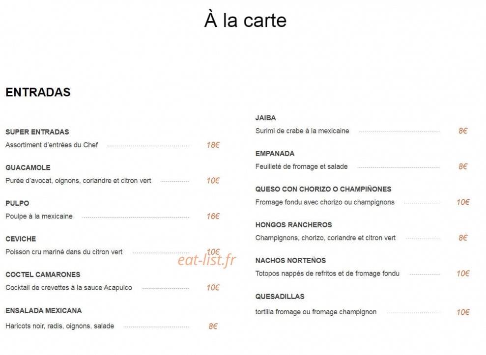 Azteca  — carte page 2