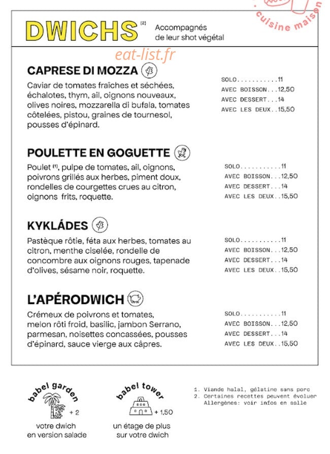 Babel Dwichs — carte page 2