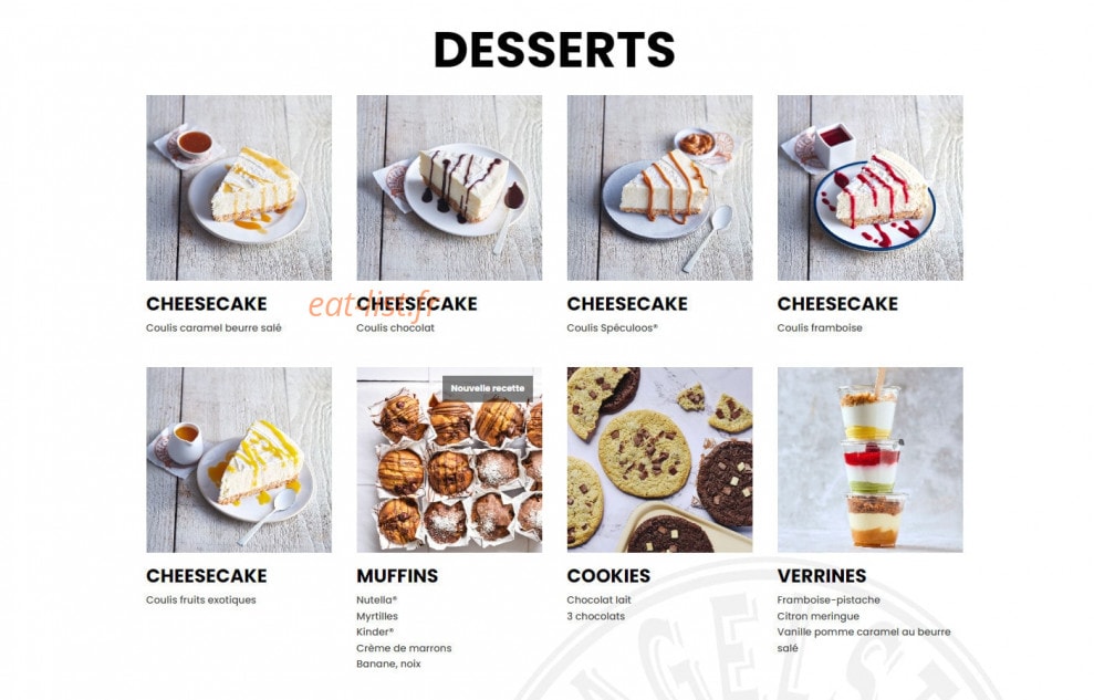 Bagelstein — carte page 4