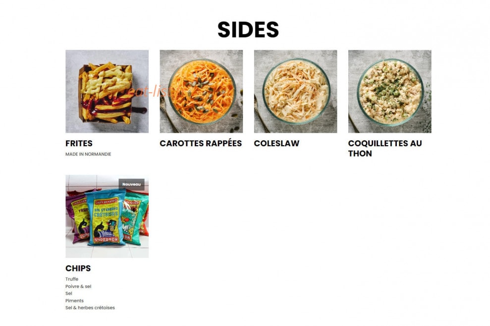 Bagelstein — carte page 3