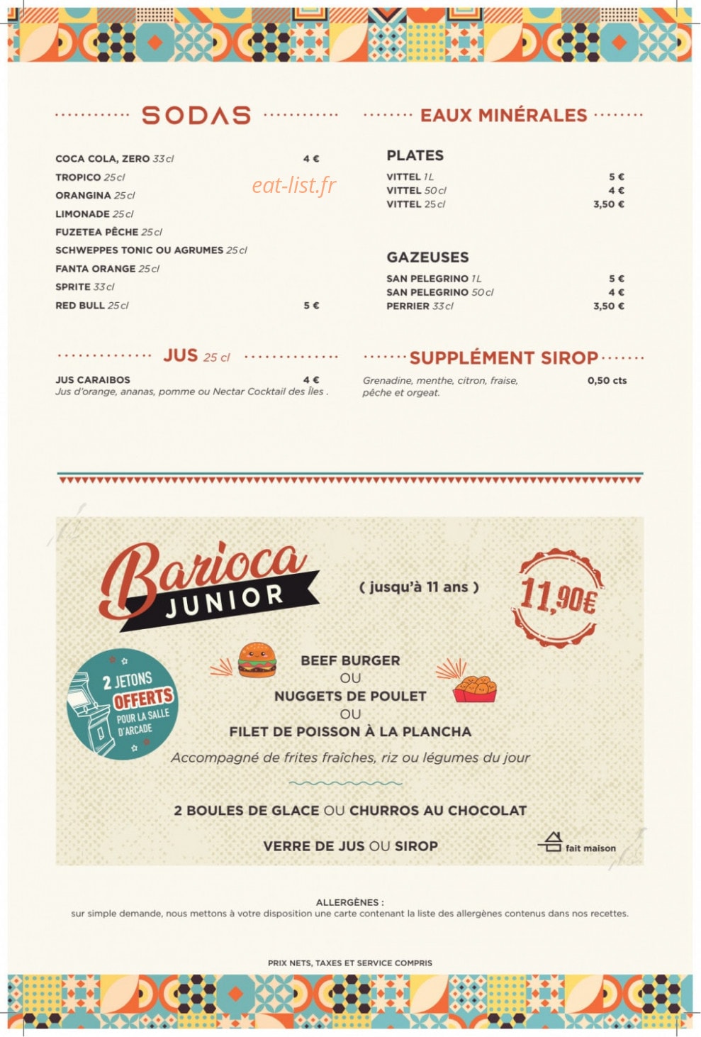 Barioca — carte page 11