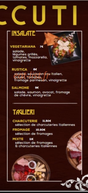 Beccuti Bar — carte page 3