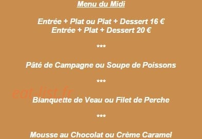 Bistrot Richelieu — carte page 2