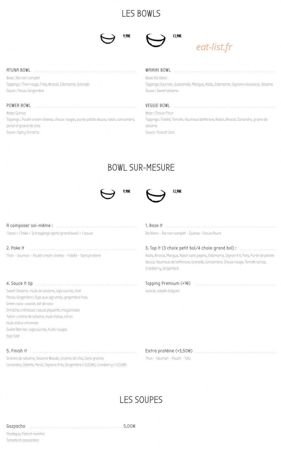 Bowly — carte page 1