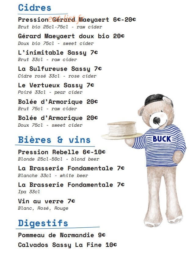 Buckwheat — carte page 6