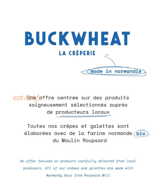 Buckwheat — carte page 1