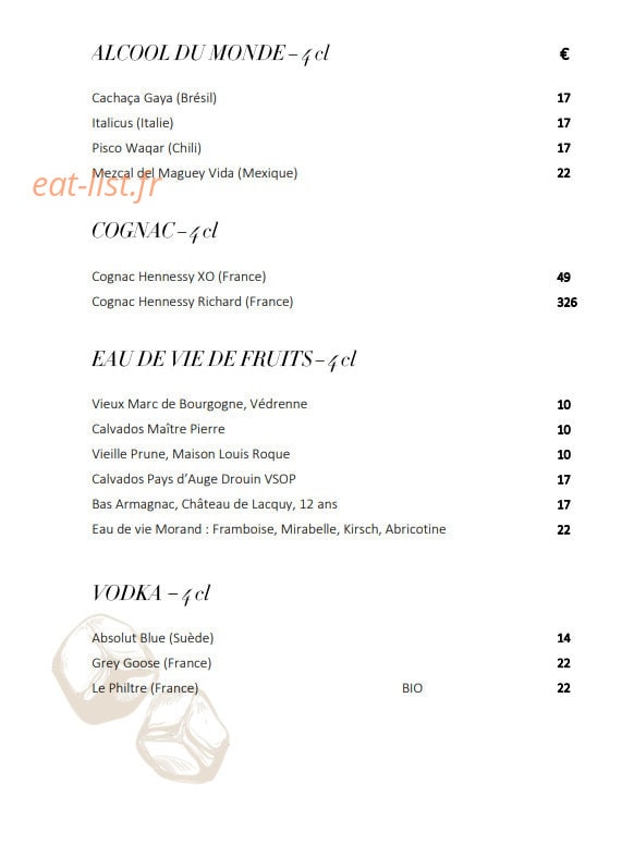 Café 52 — carte page 11