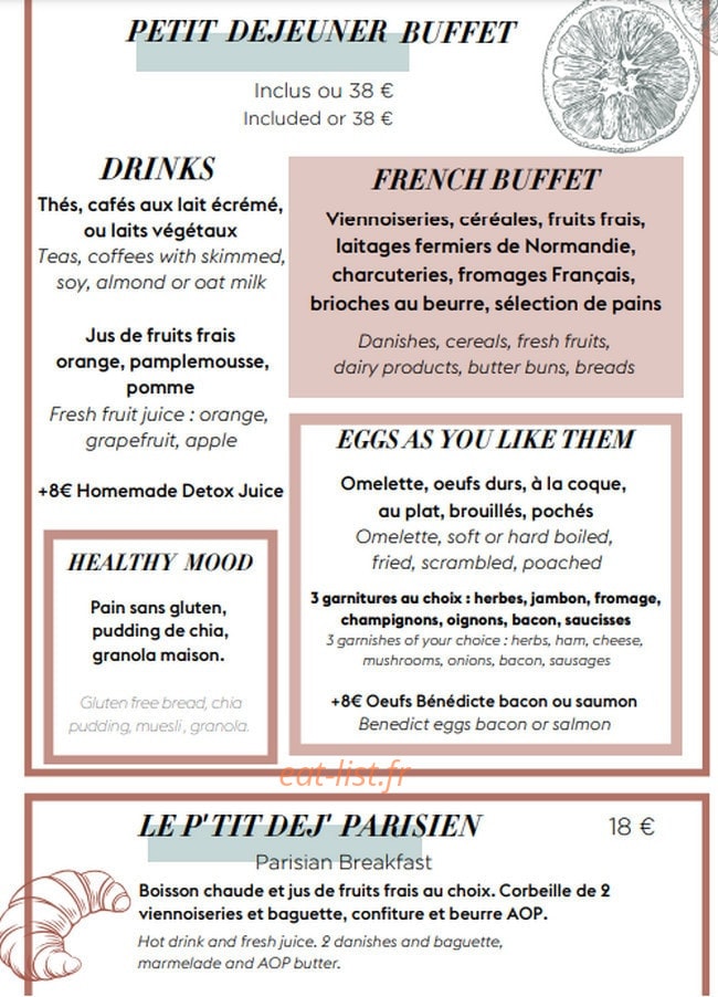Café 52 — carte page 12