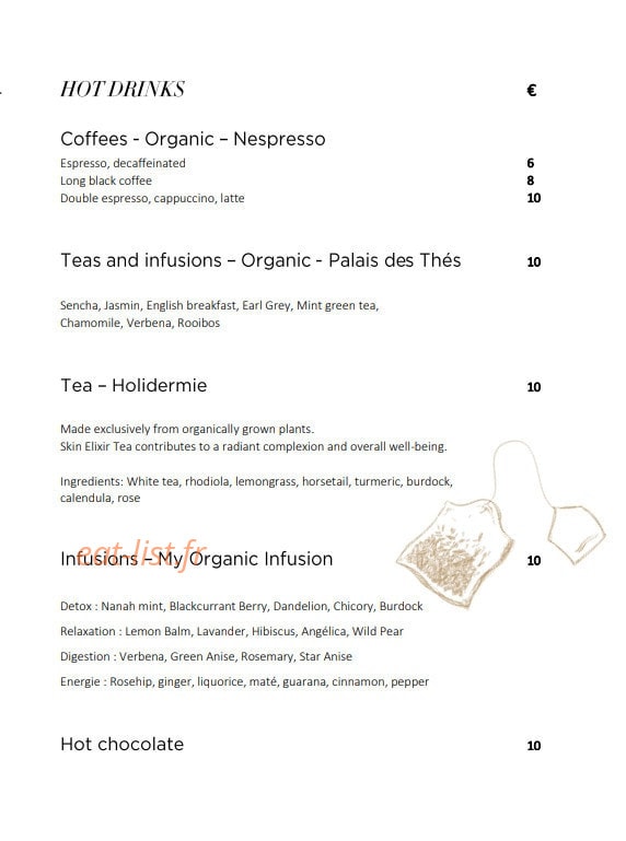 Café 52 — carte page 2