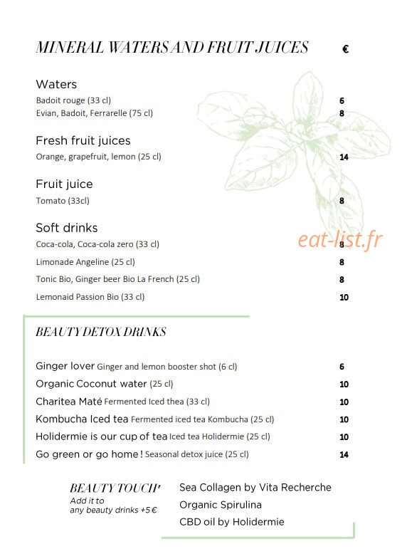 Café 52 — carte page 4