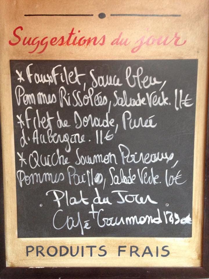 Café Etienne — carte page 2