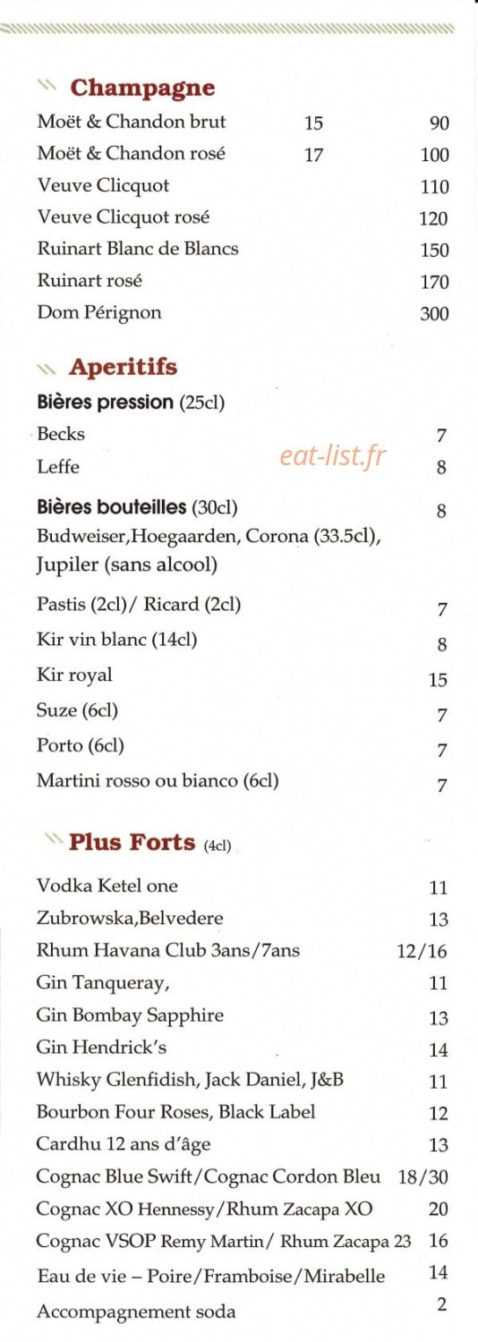 Café Ruc — carte page 8