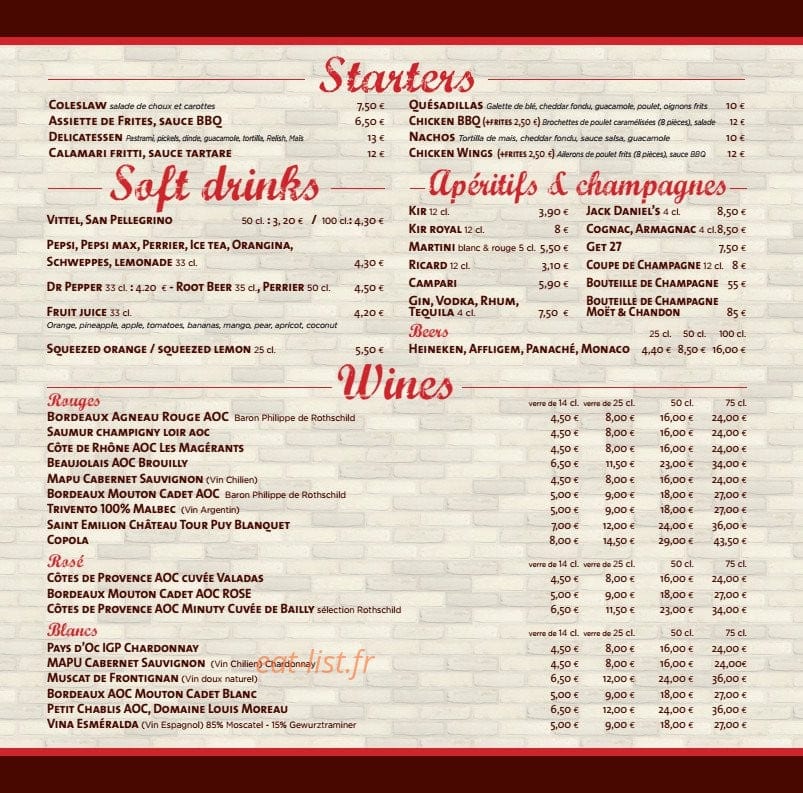 Charly Bun's — carte page 4