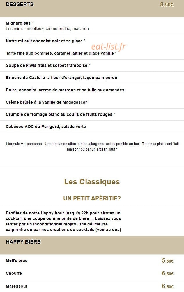 Chez claude — carte page 7
