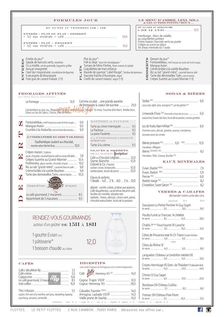 Chez Flottes — carte page 2