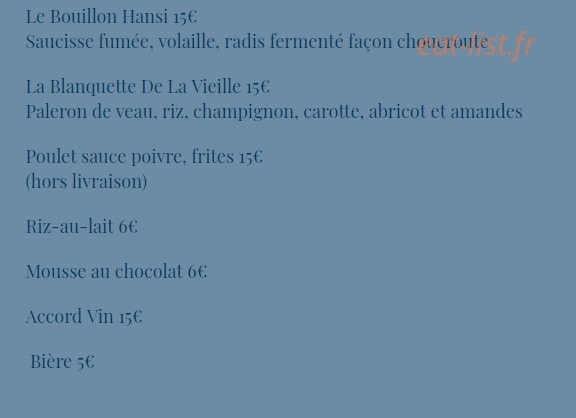 Chez la vieille — carte page 1