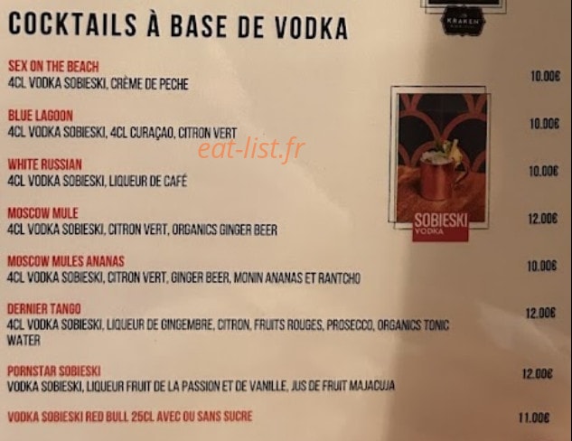 Chez Zaza — carte page 10