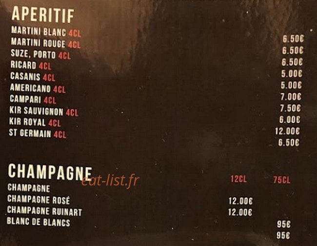 Chez Zaza — carte page 4