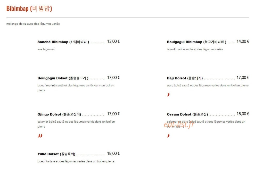 Cial — carte page 4