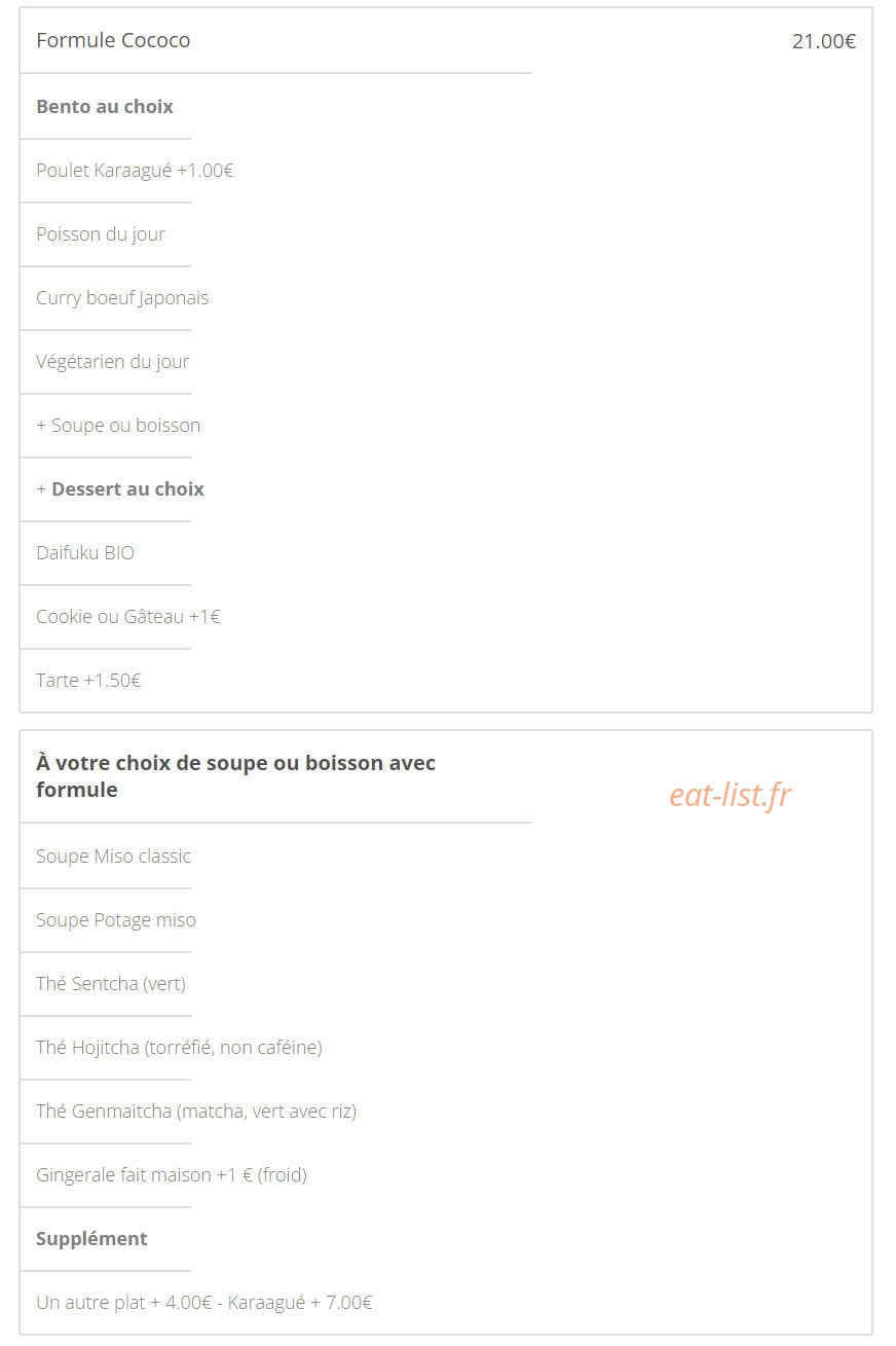 Cococo — carte page 3