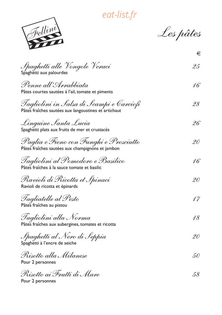 Fellini — carte page 3