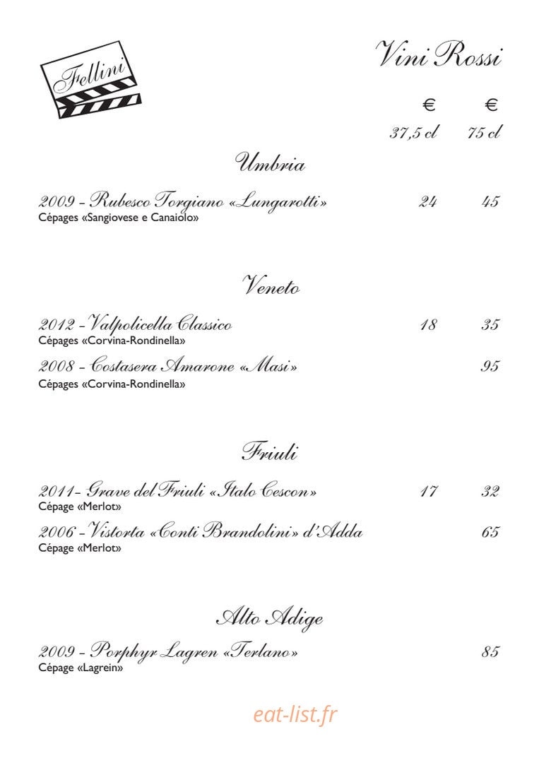 Fellini — carte page 10