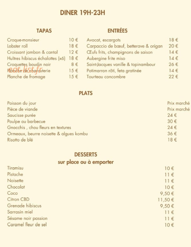 Gast Baker's House — carte page 1