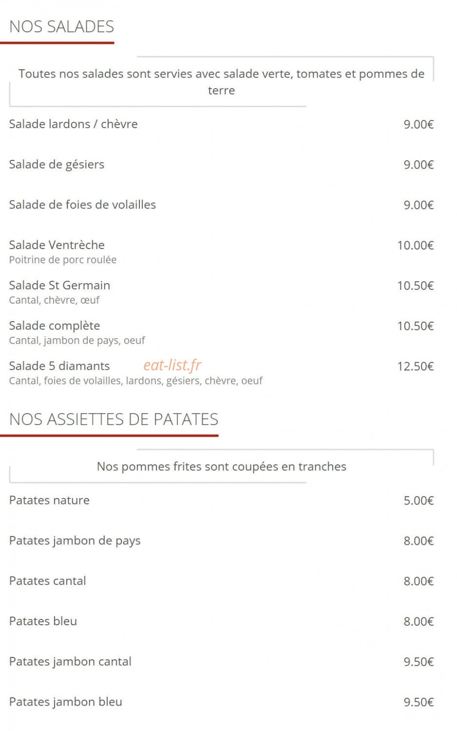 Gladines — carte page 6