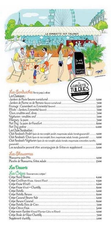 Guinguette des Tuileries — carte page 2