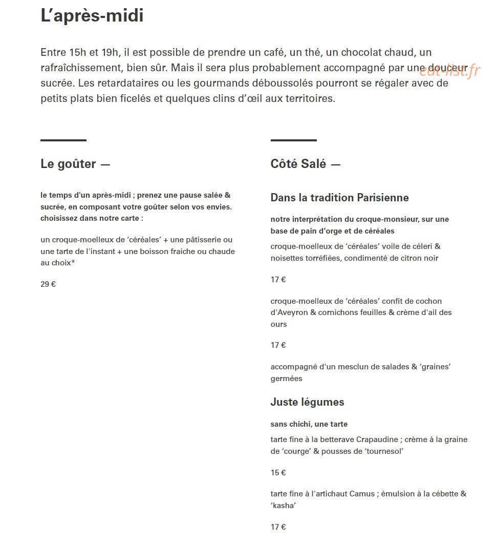 Halle aux grains — carte page 3