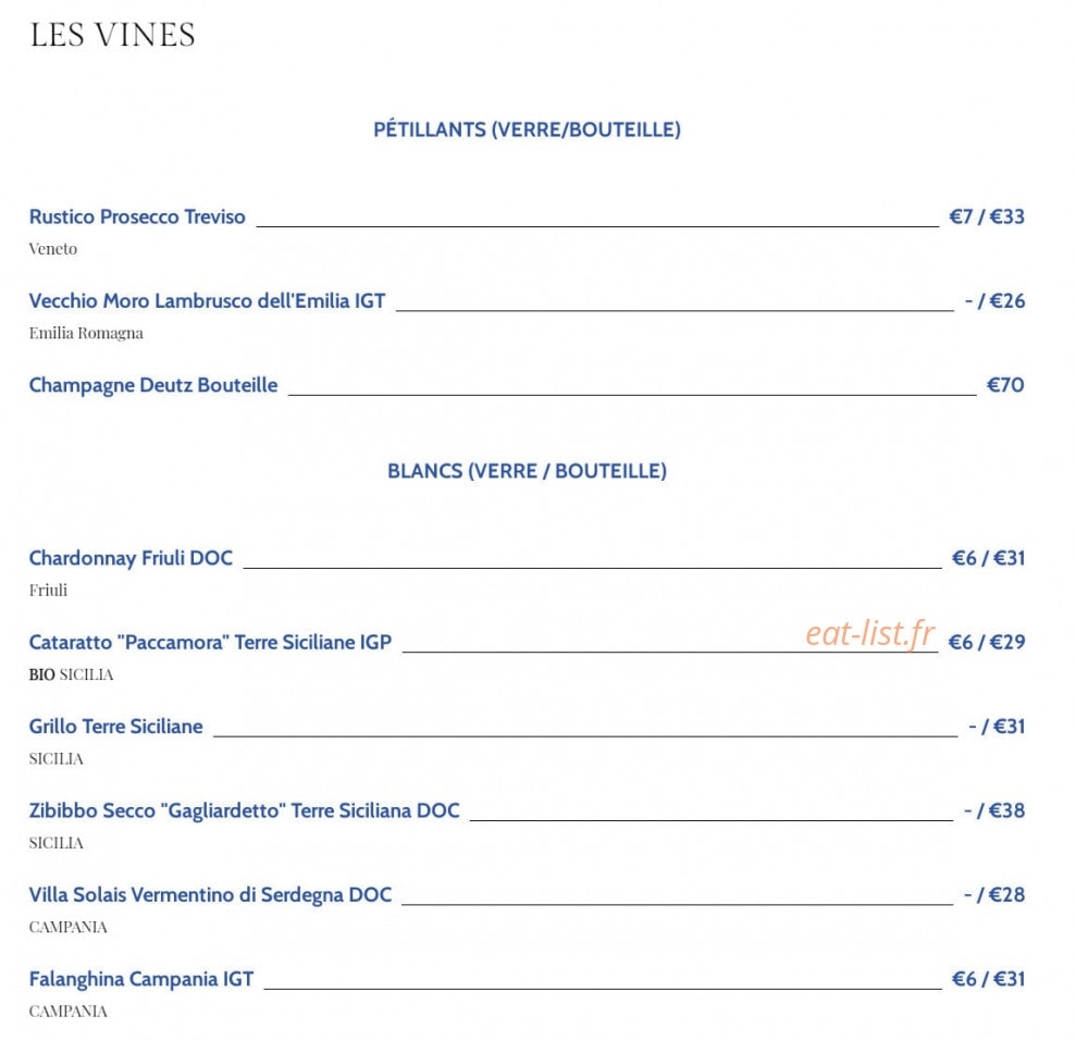 Iovine's — carte page 8