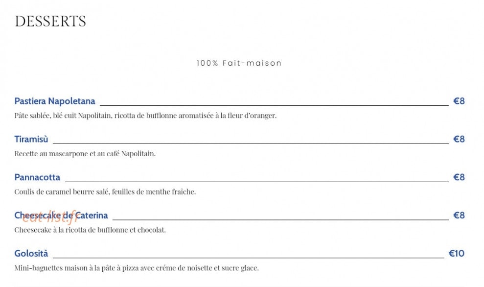 Iovine's — carte page 5