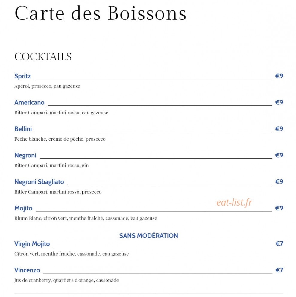 Iovine's — carte page 4